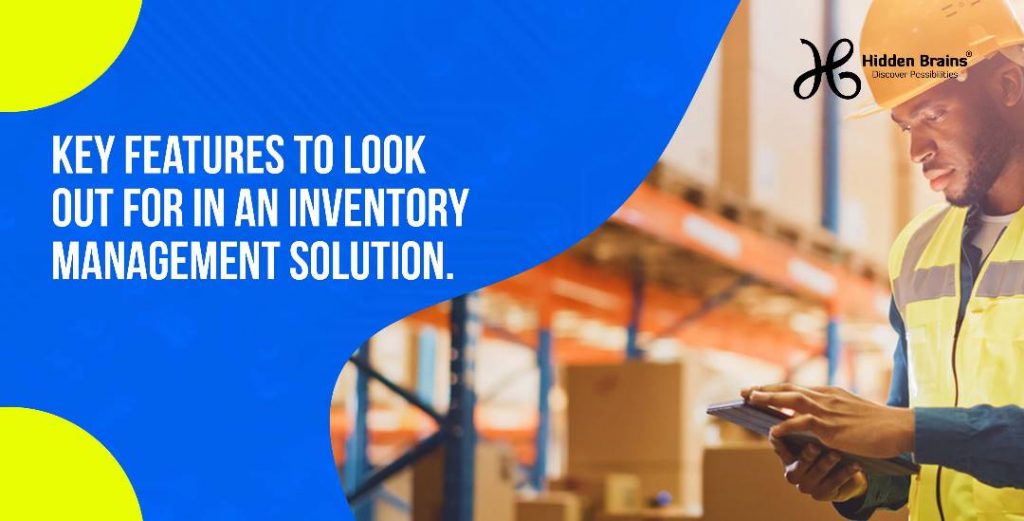 Inventory Managment Features